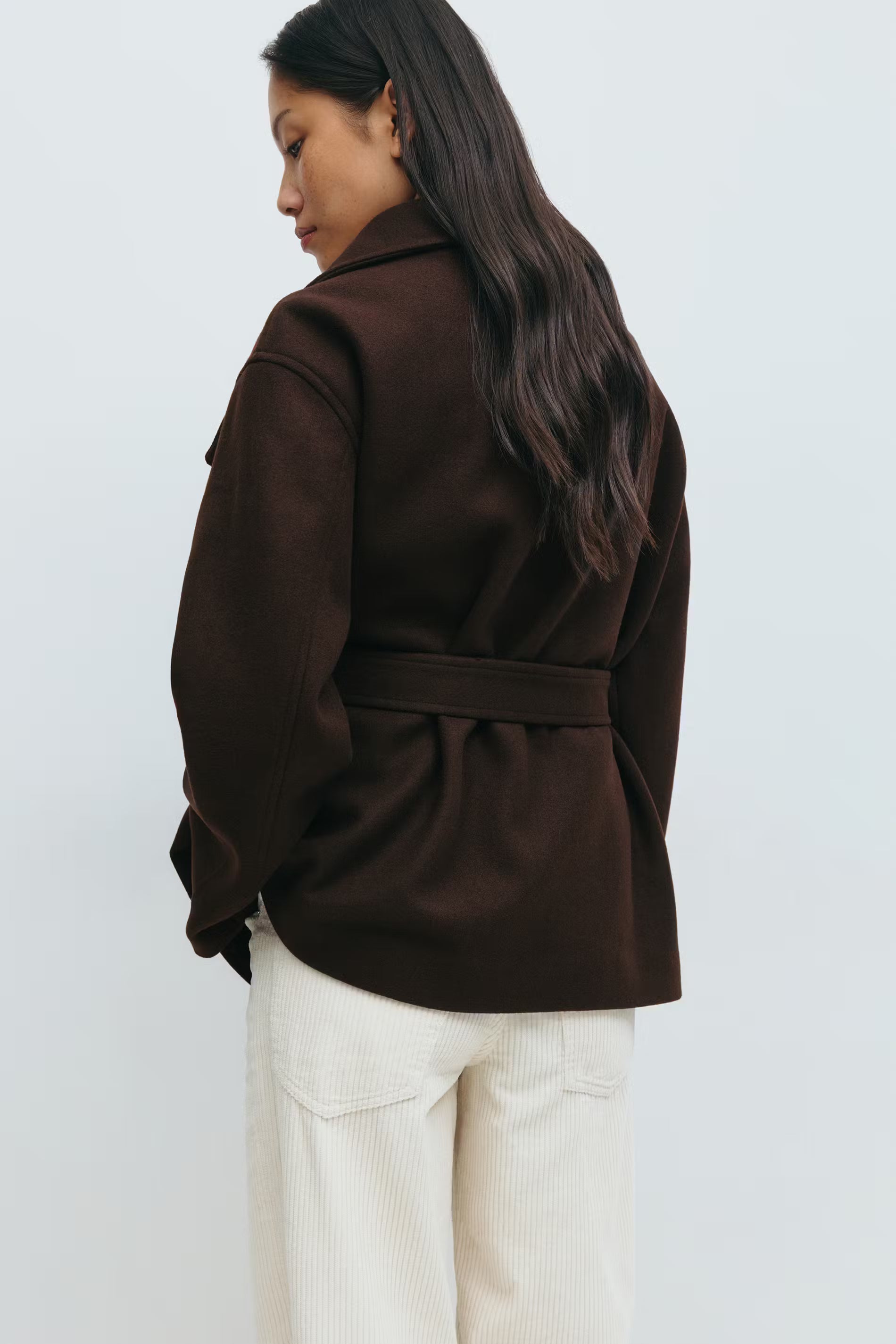 High neck short jacket