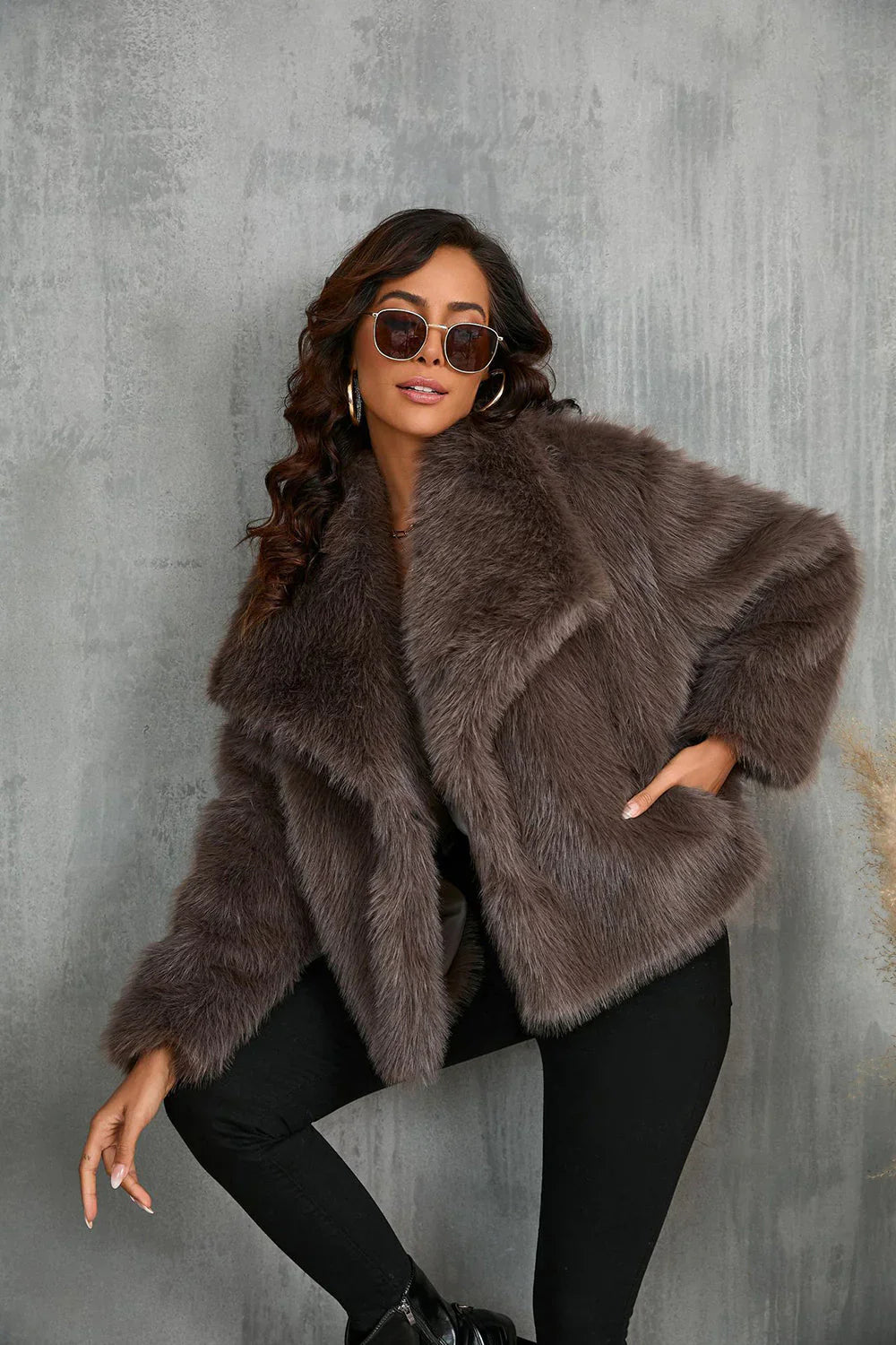 Faux Fur Coat