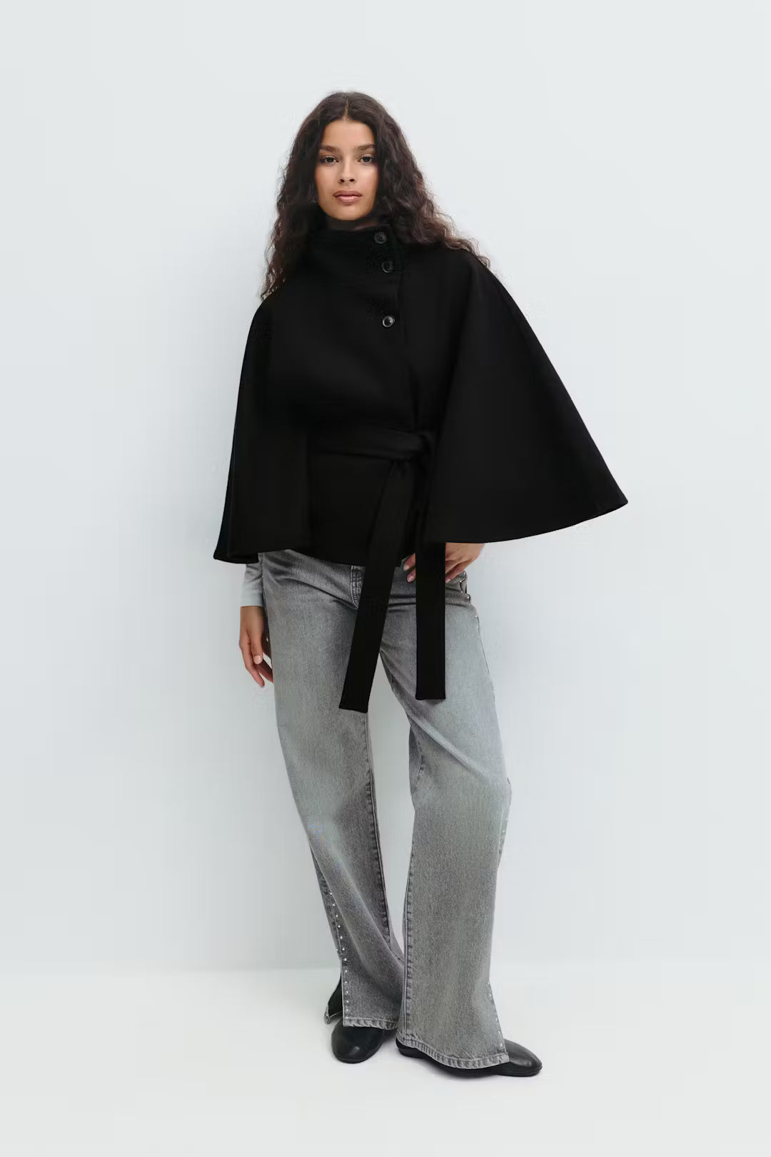 Belted Coat Cape