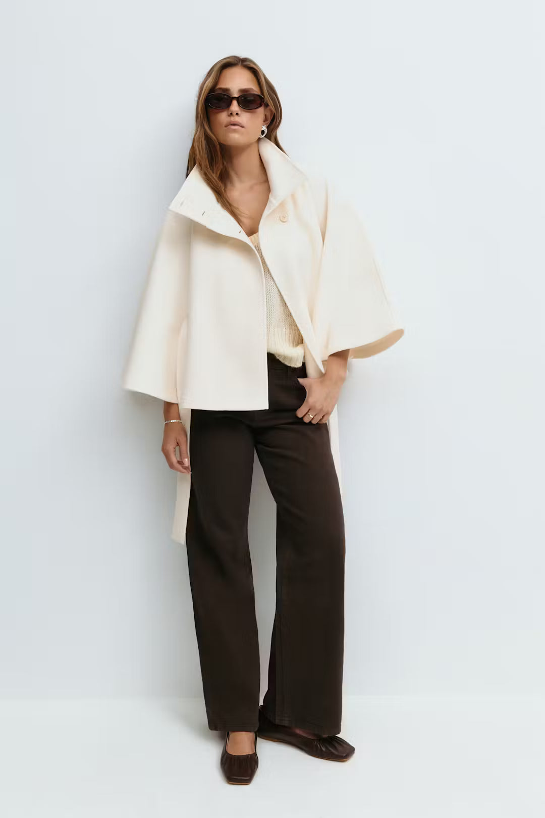 Belted Coat Cape