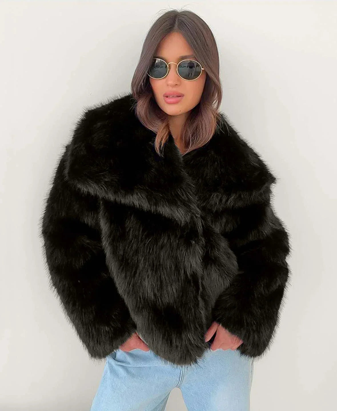 Faux Fur Coat