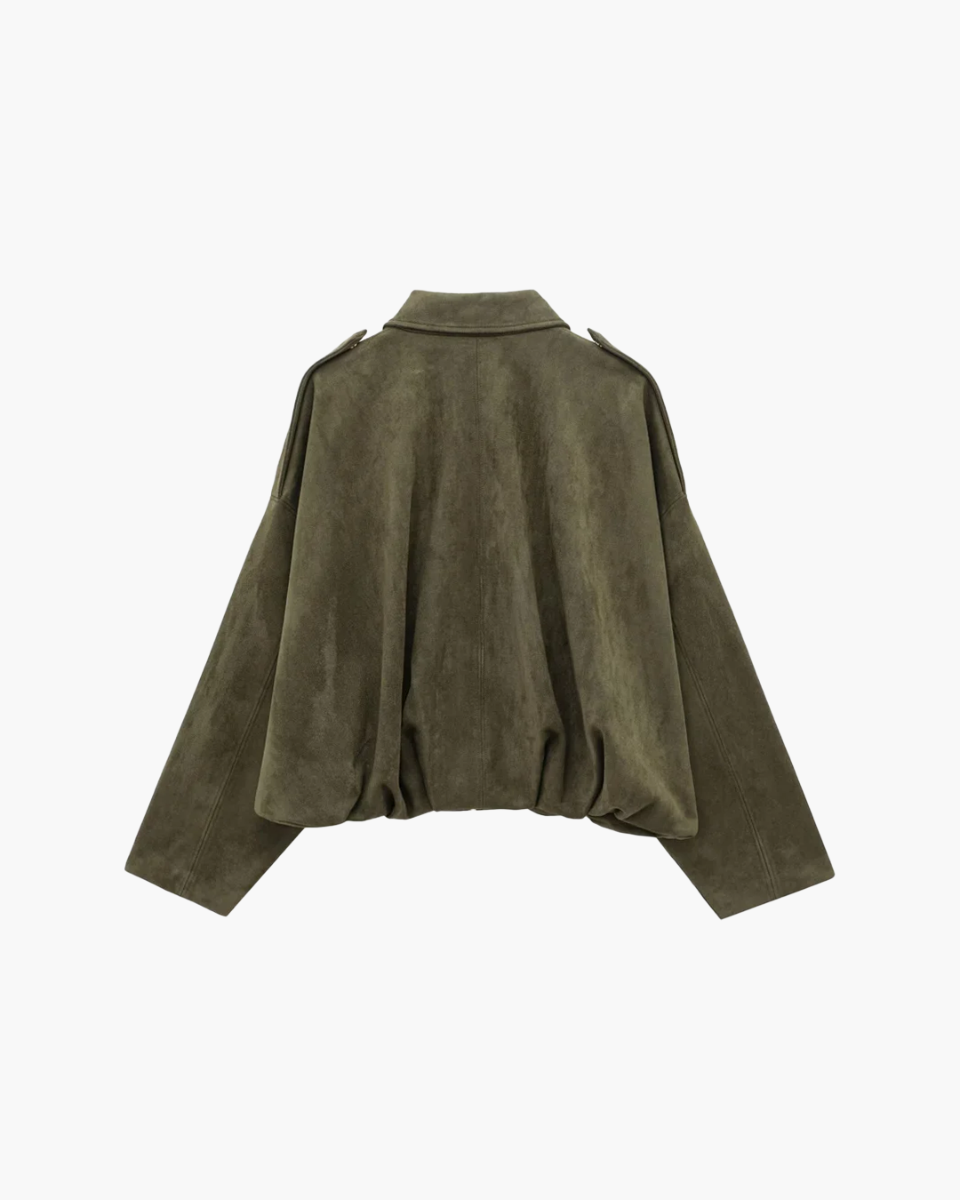 Suede Bomber Jacket