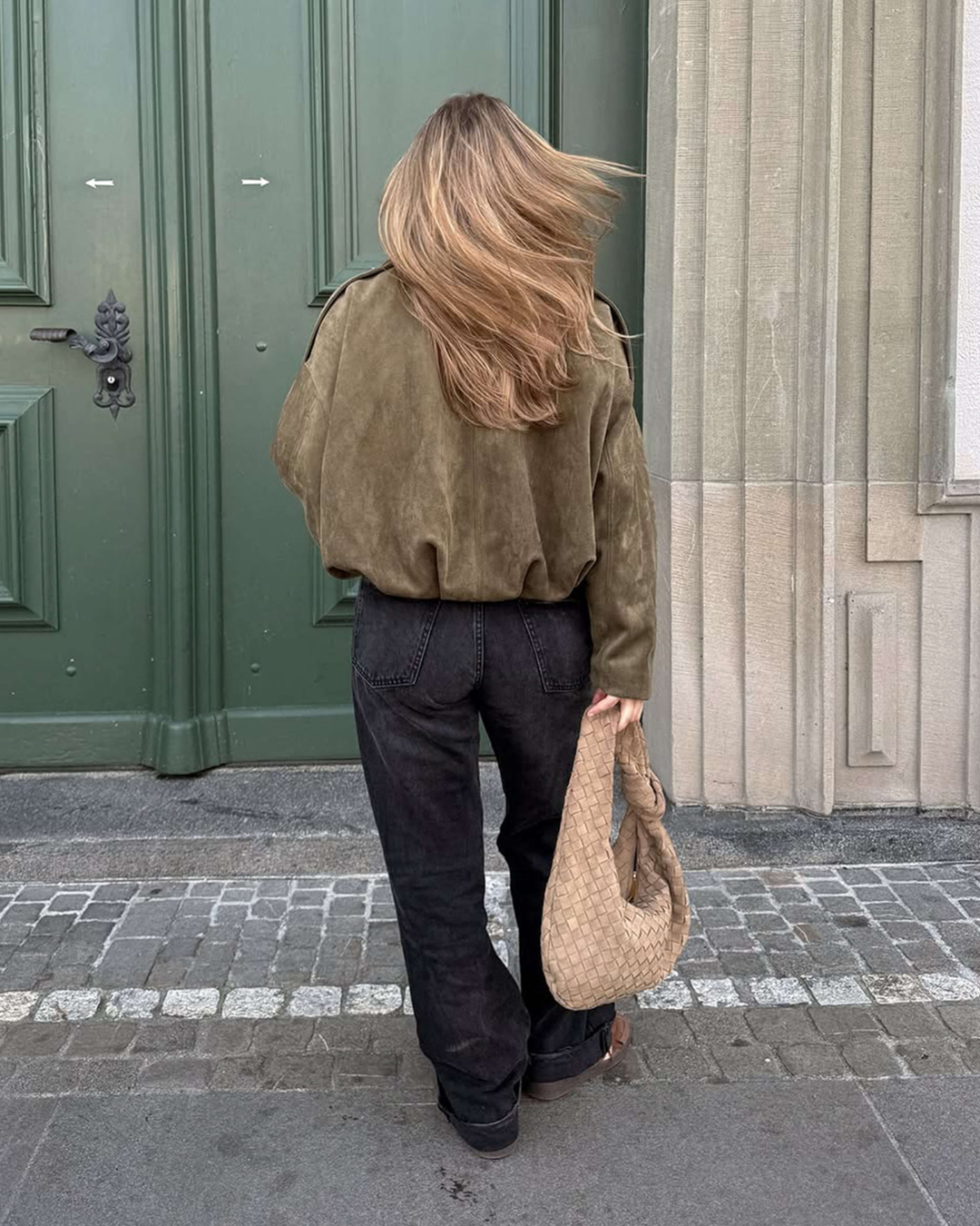 Suede Bomber Jacket