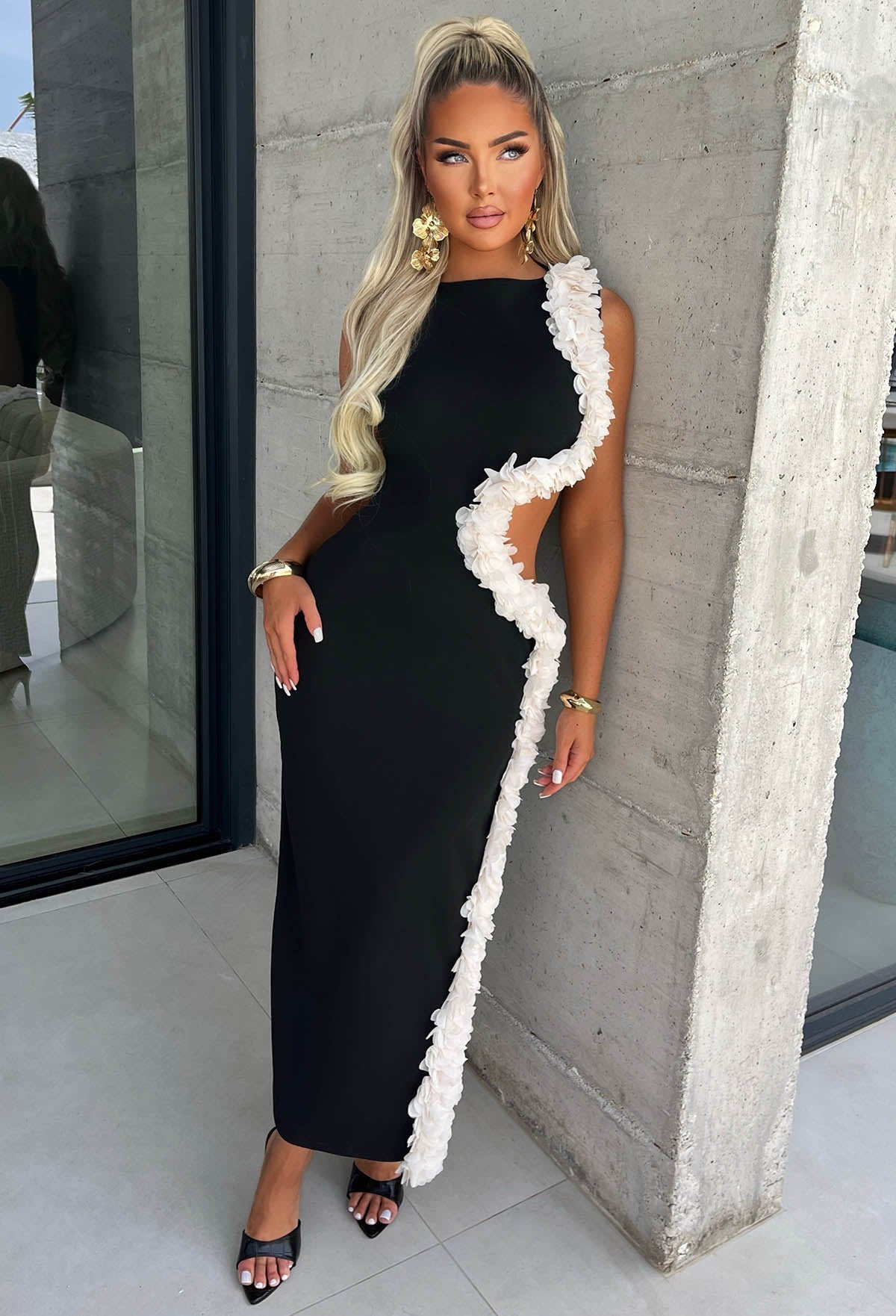 Cut Out Maxi Dress