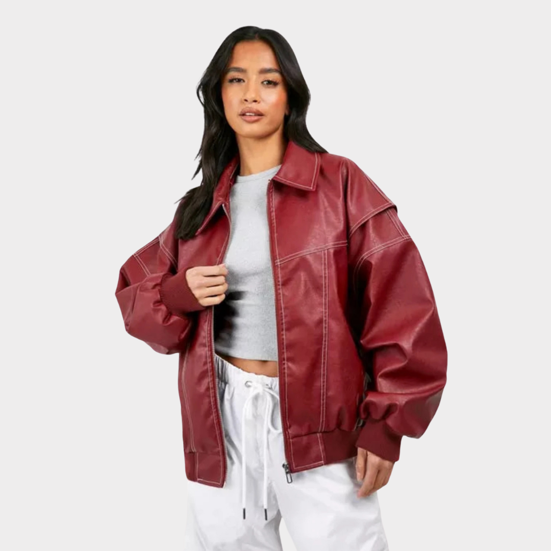 Oversized Bomber Jacket