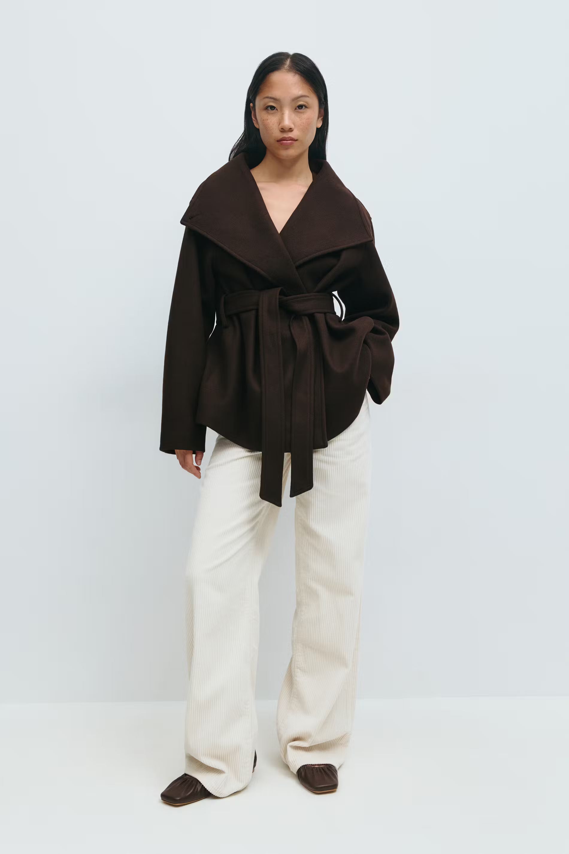 High neck short jacket