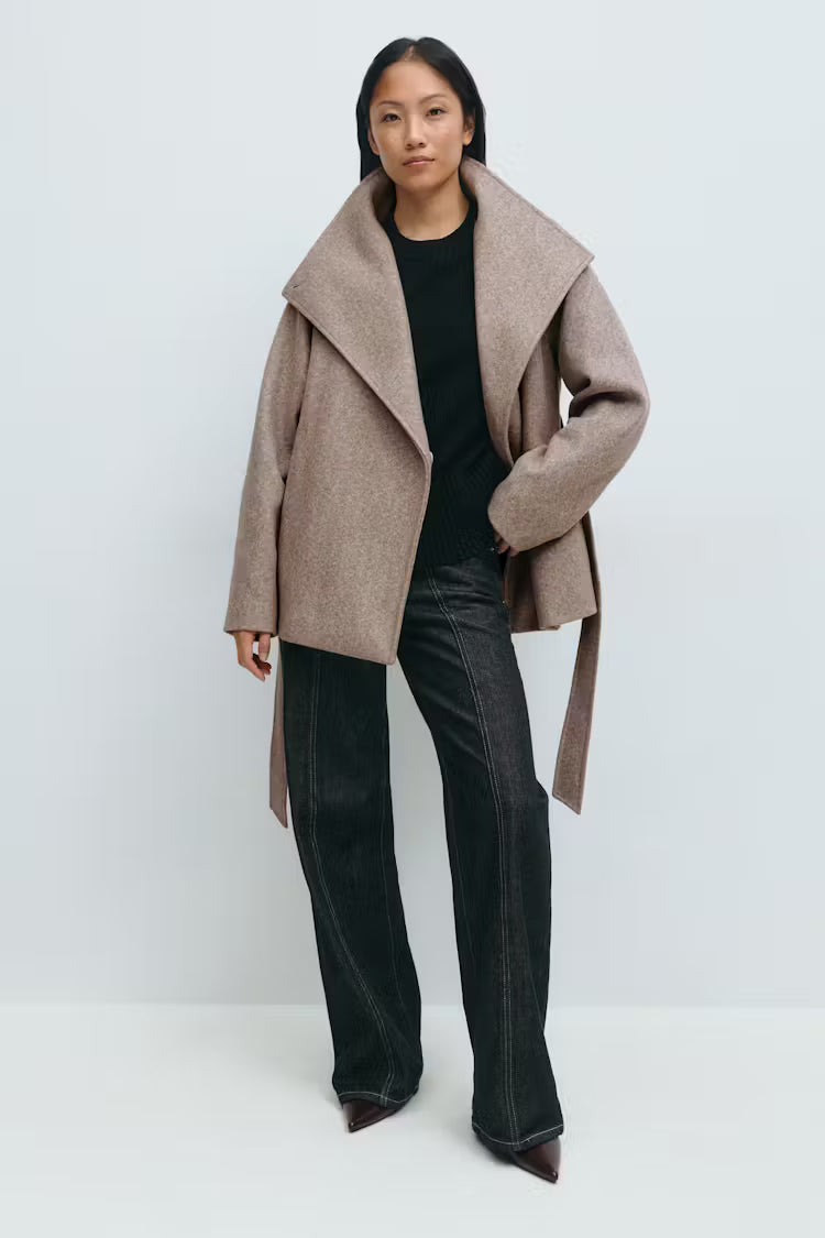 High neck short jacket