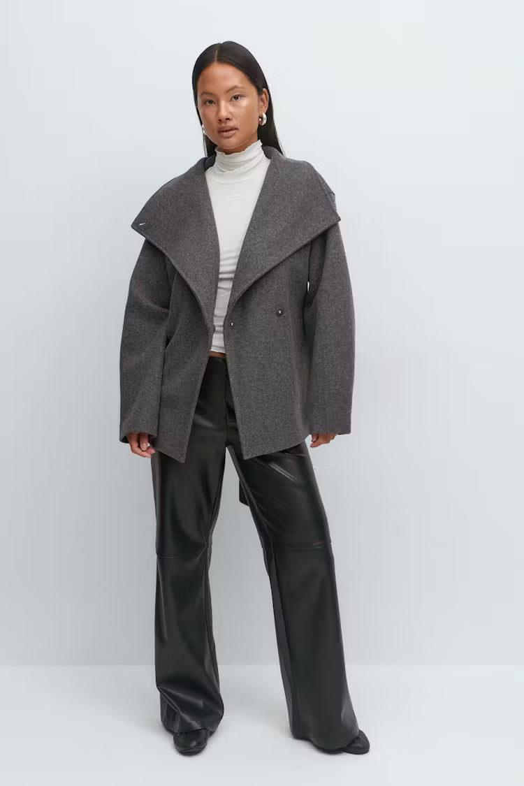 High neck short jacket