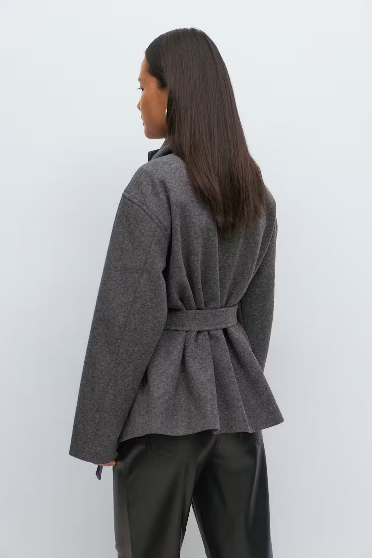 High neck short jacket
