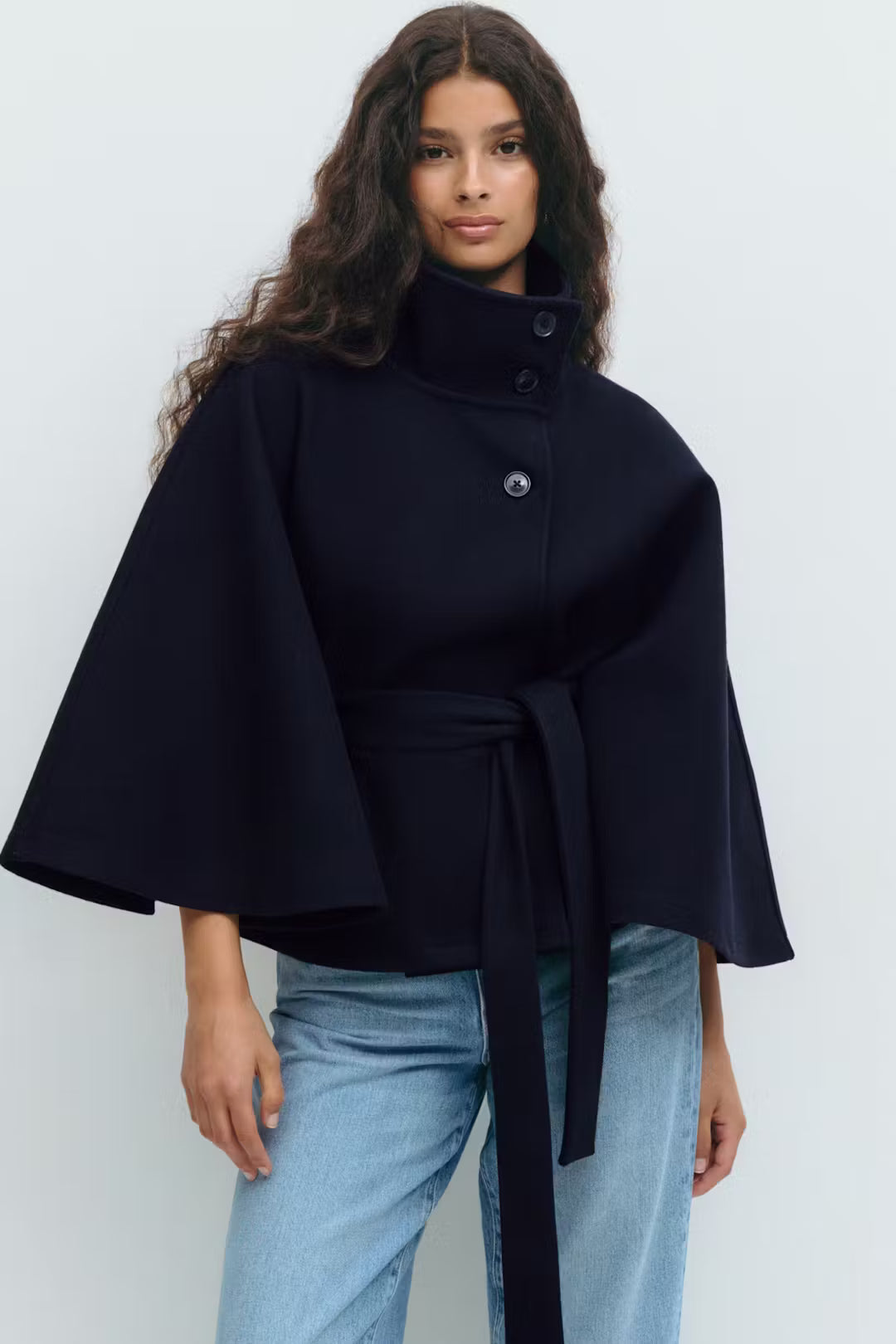 Belted Coat Cape