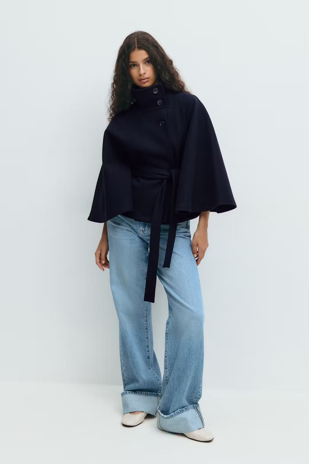 Belted Coat Cape