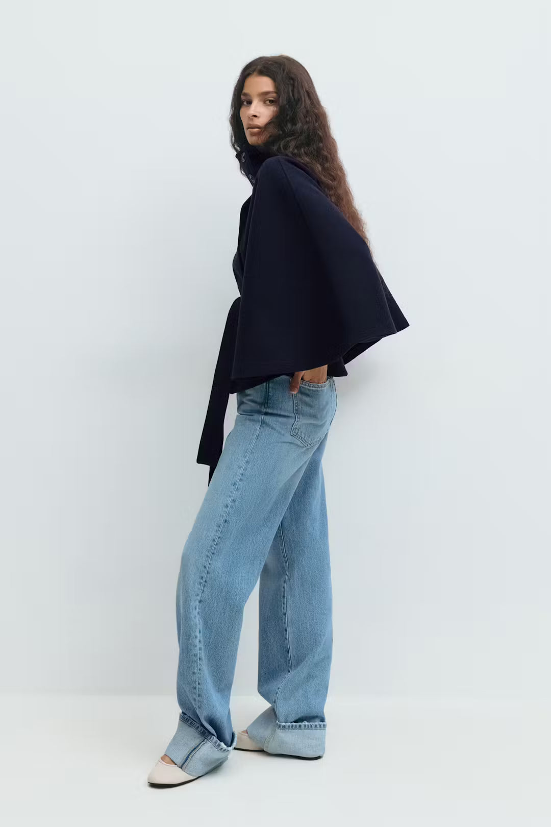 Belted Coat Cape