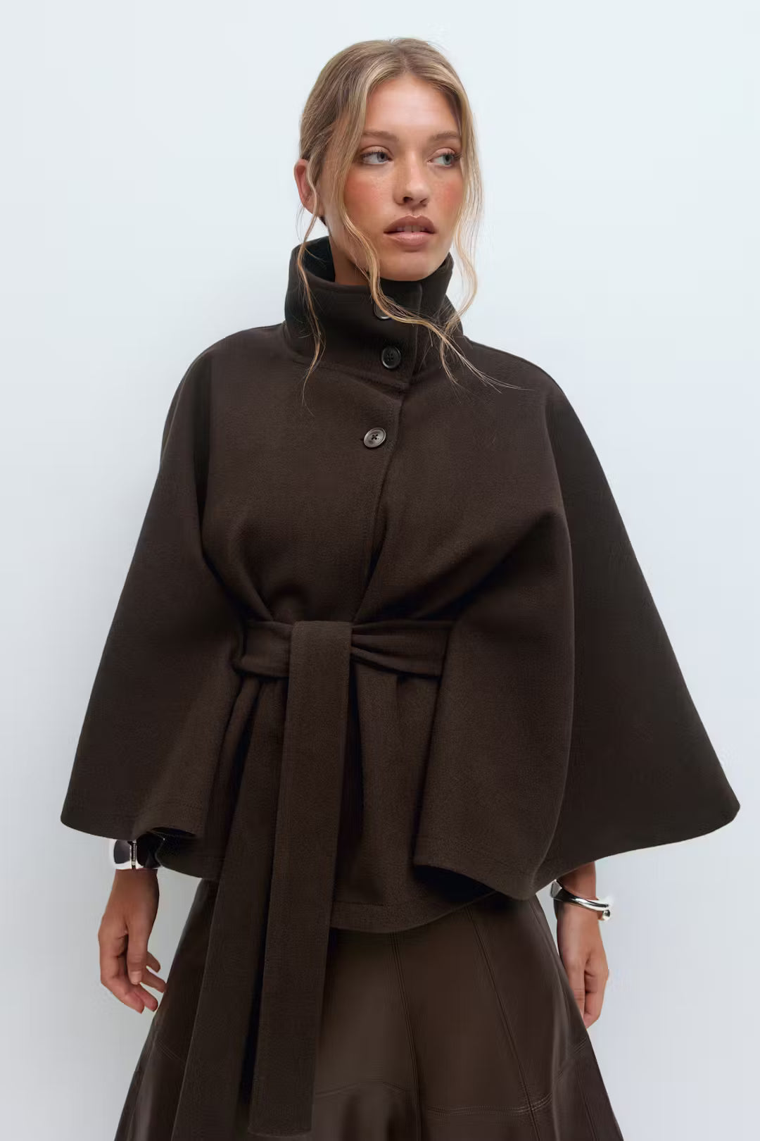 Belted Coat Cape