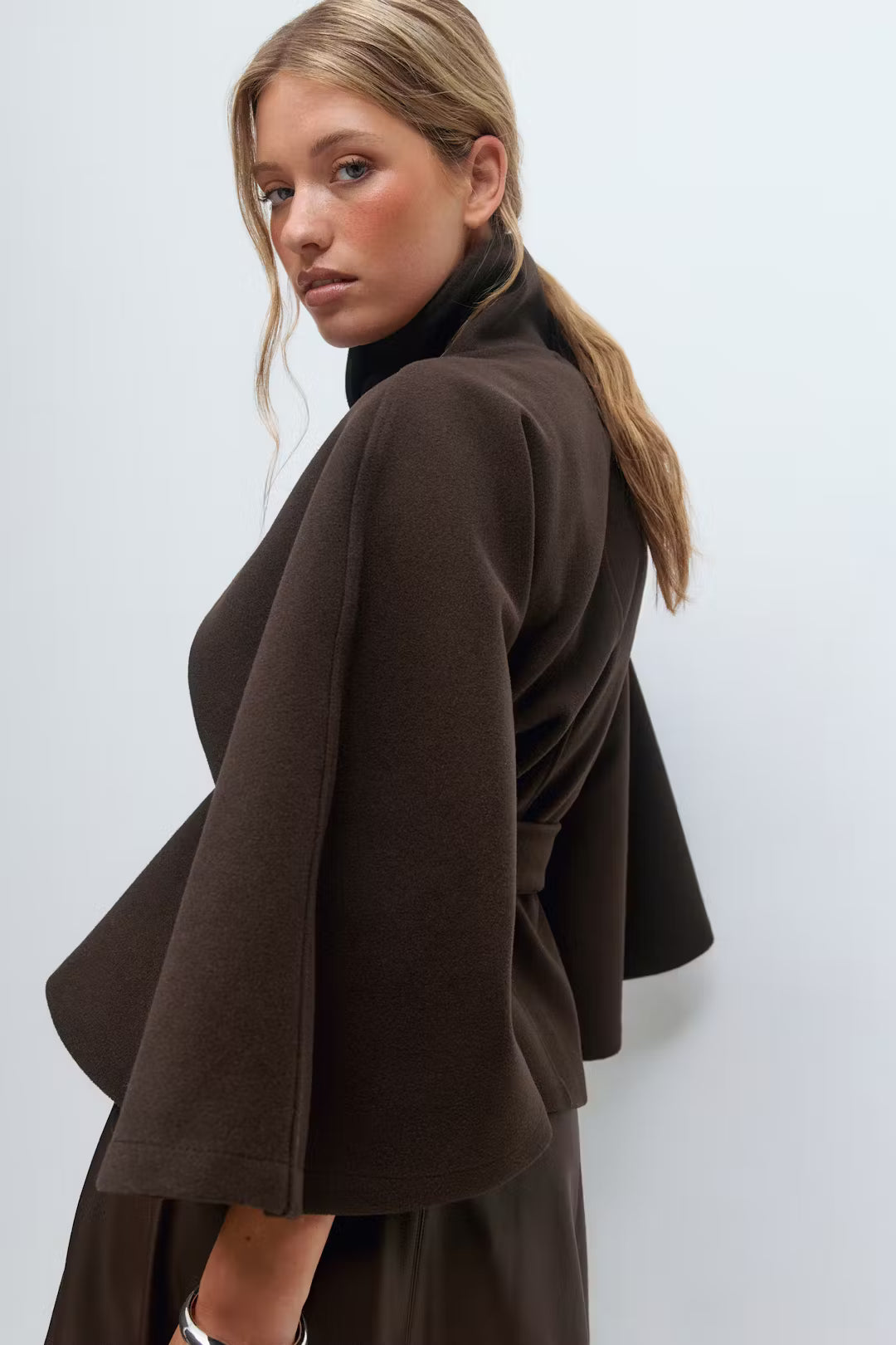 Belted Coat Cape