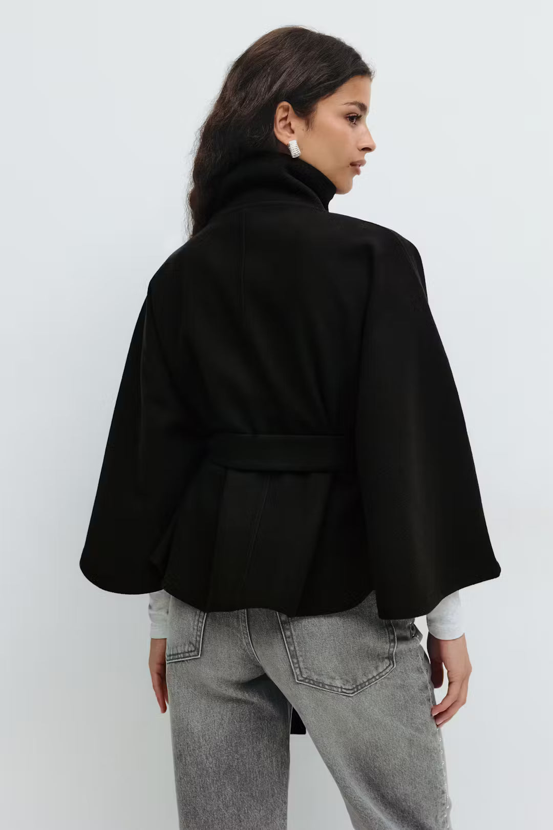 Belted Coat Cape