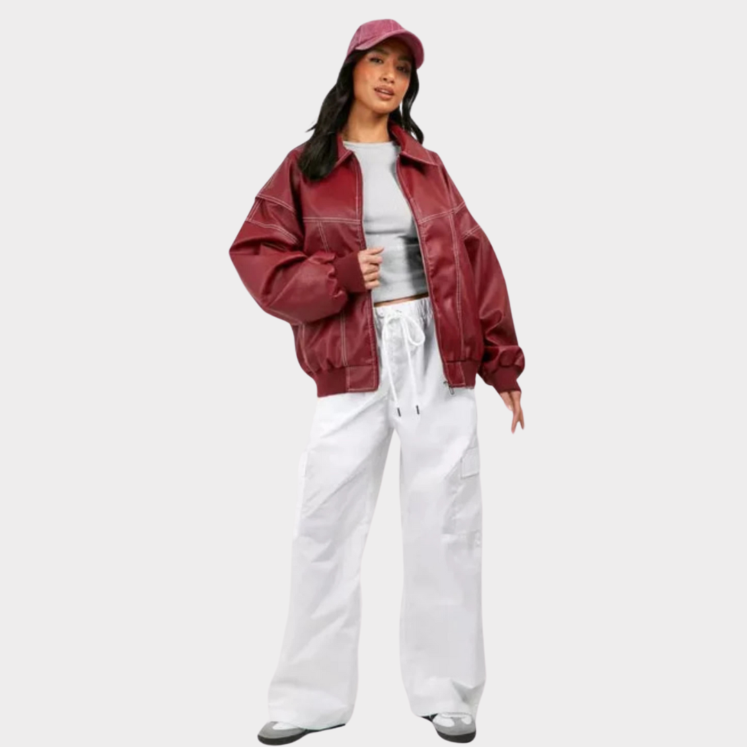Oversized Bomber Jacket