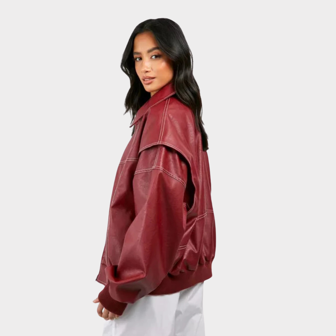 Oversized Bomber Jacket
