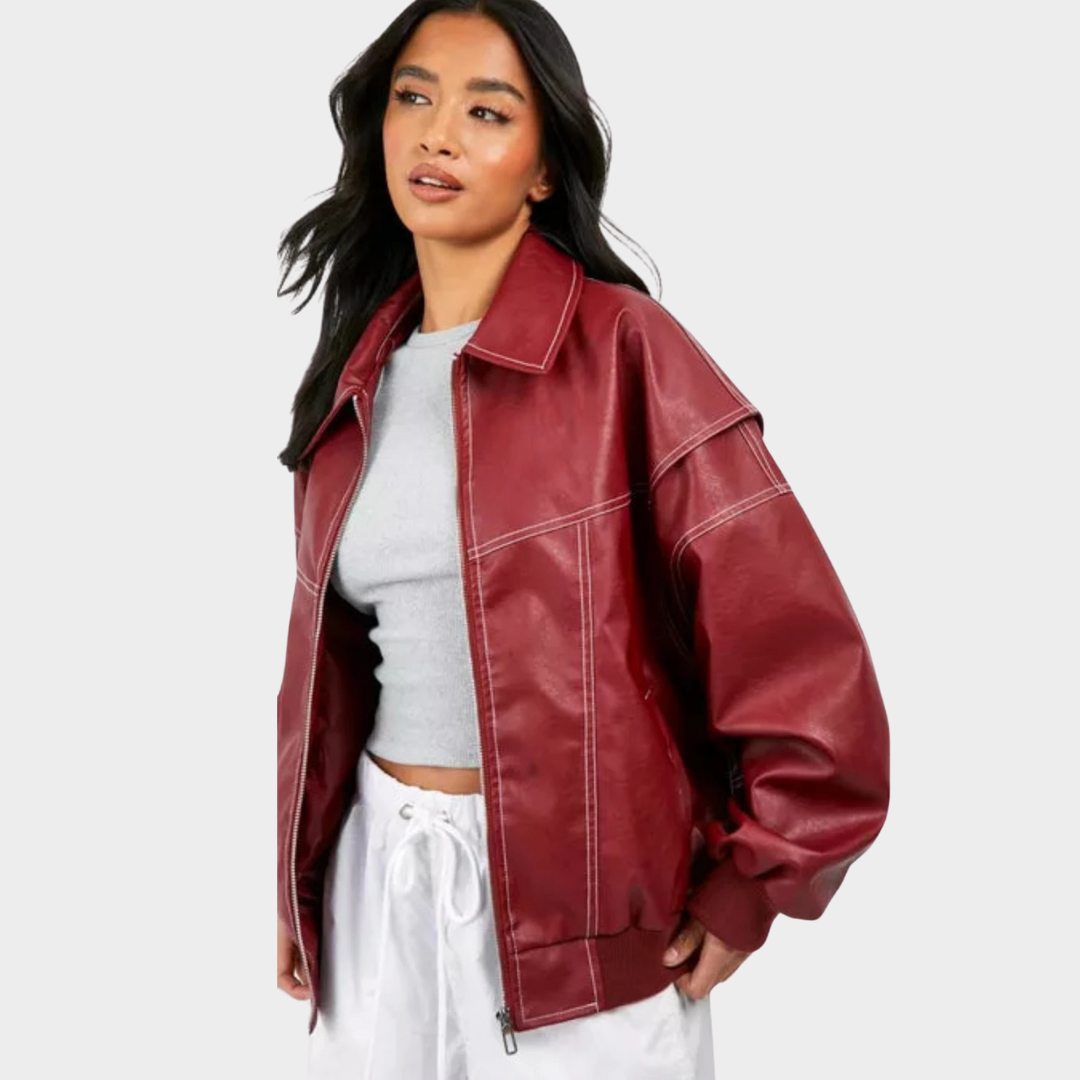 Oversized Bomber Jacket