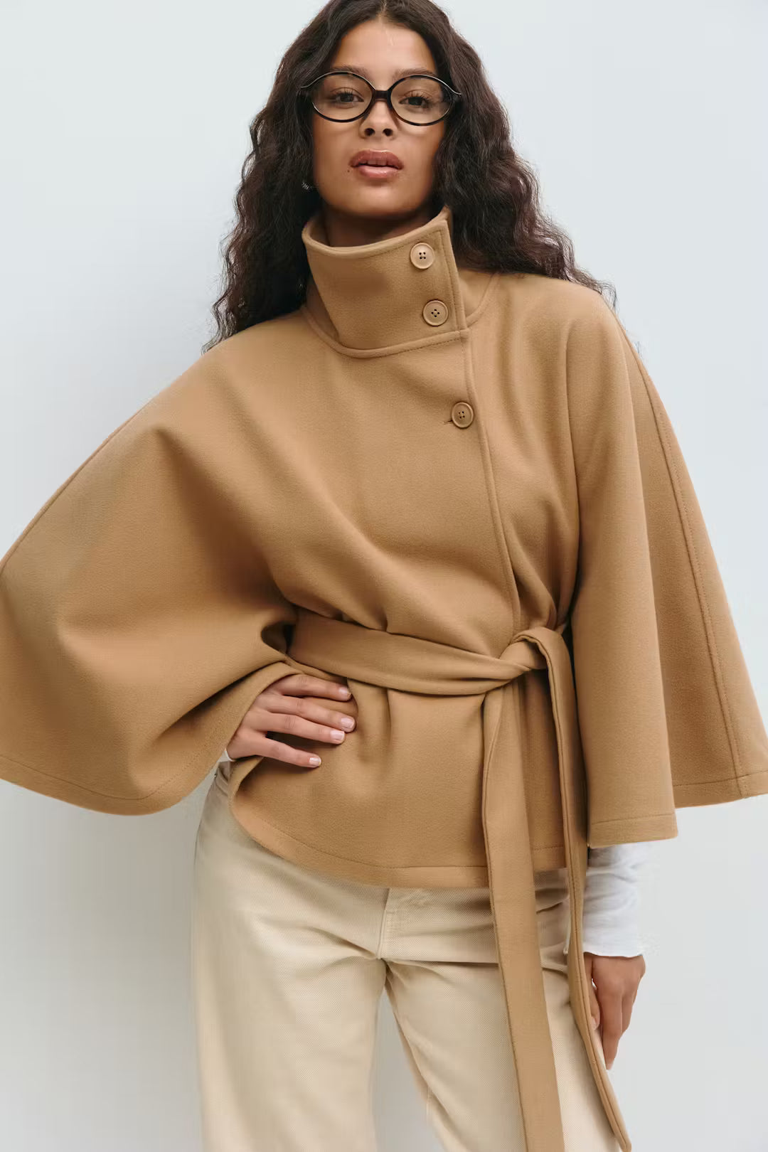 Belted Coat Cape