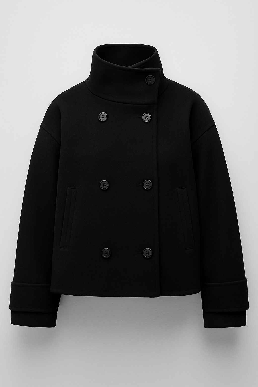 Short Double-Breasted Coat