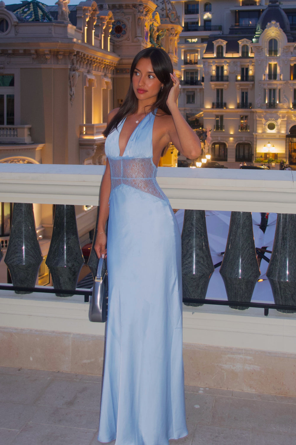 Dinah Lace Cornflower Blue