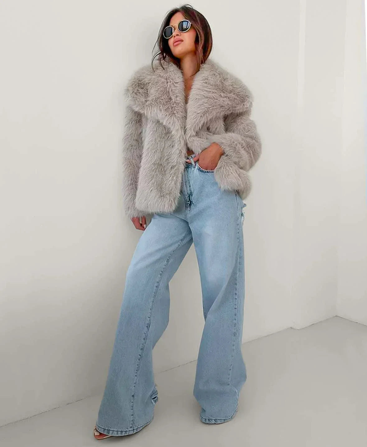 Faux Fur Coat