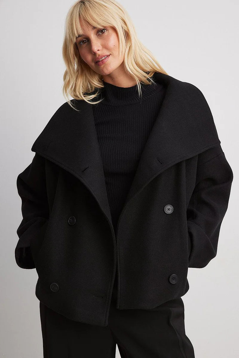Short Double-Breasted Coat
