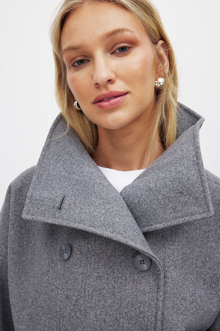 Short Double-Breasted Coat