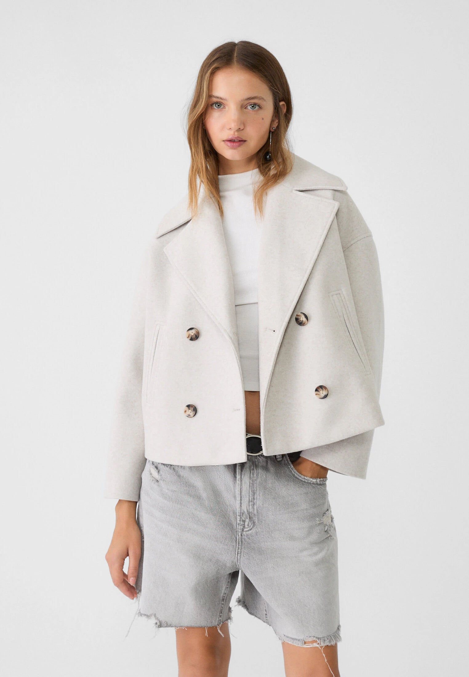 Short Double Breasted Jacket