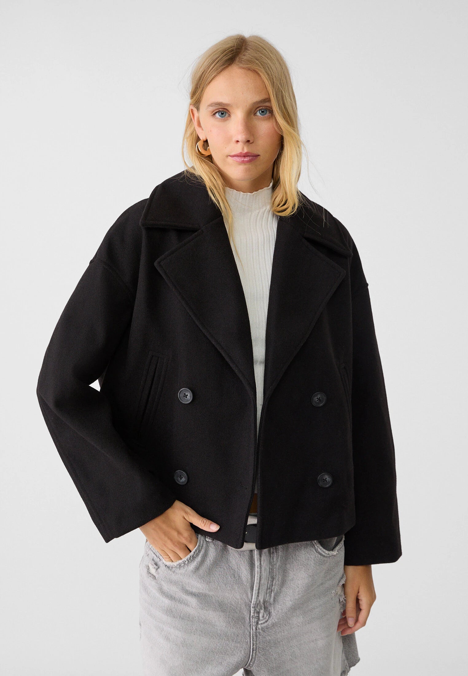 Short Double Breasted Jacket