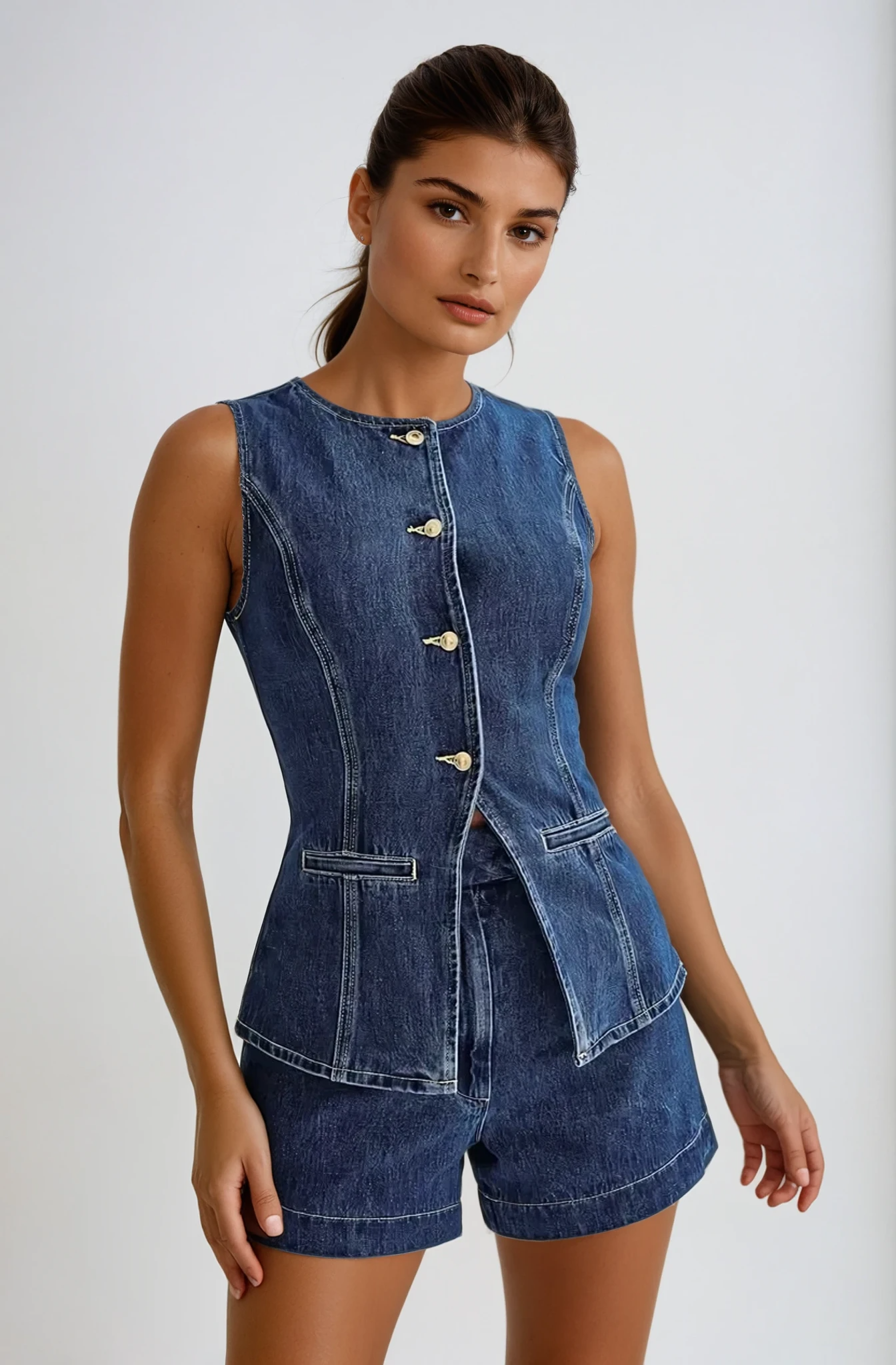 Eden  Denim Set