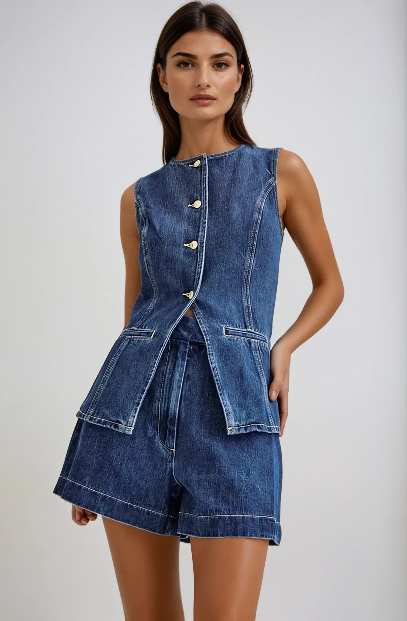 Eden  Denim Set
